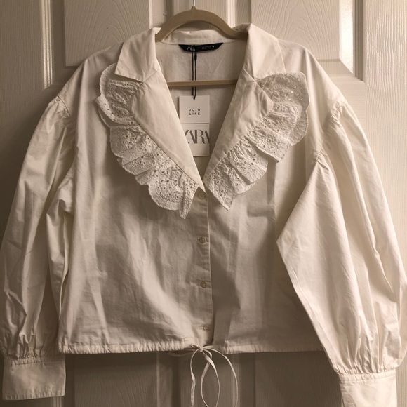 COPY - Zara Poplin Top - Picture 4 of 4